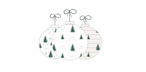 Whimsical Watercolor Christmas Toys: Playful Patterned Decor for a Cheerful Holiday Ambiance

