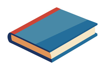  A book vector art illustration.