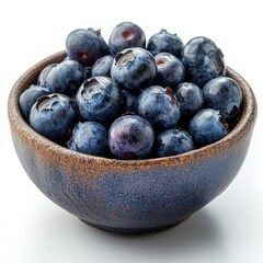 Fresh Blueberries in a Bowl