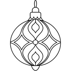 golden christmas ball