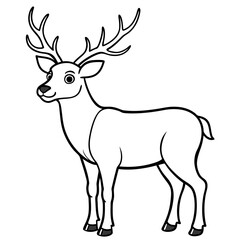 Fototapeta premium deer illustration