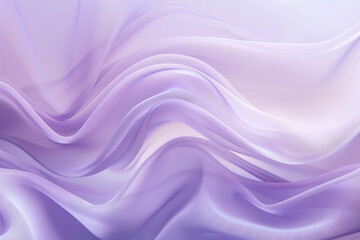 Obraz premium close up horizontal abstract illustration of thin purple waves flowing background