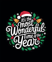 Merry Christmas T-shirt Design