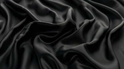 Obraz premium Abstract black fabric texture background 