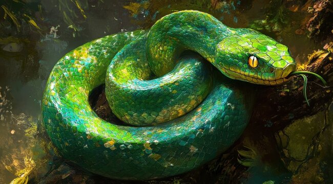 green snake 