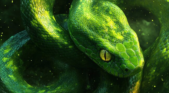 green snake 