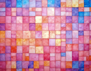 Colorful mosaic tiles background