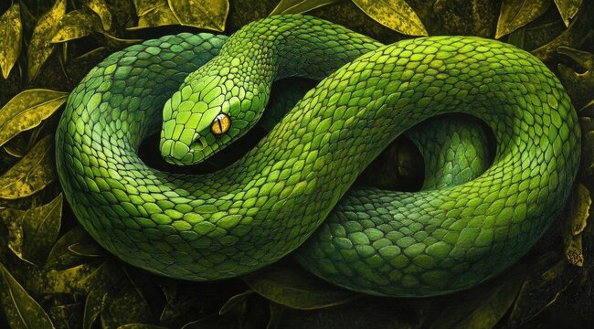 green snake 