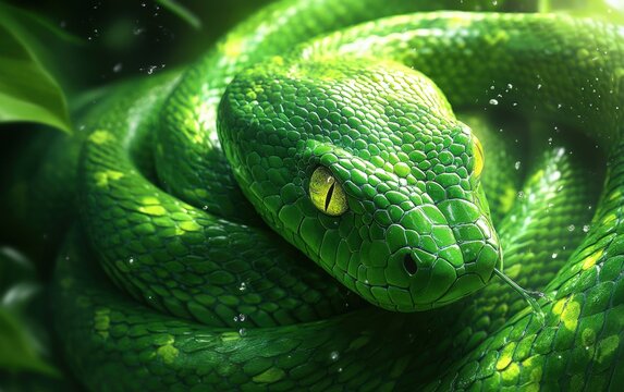 green snake 
