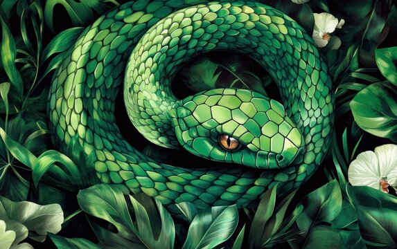 green snake 