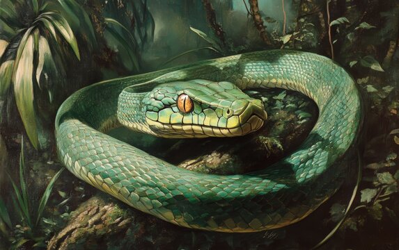 green snake 