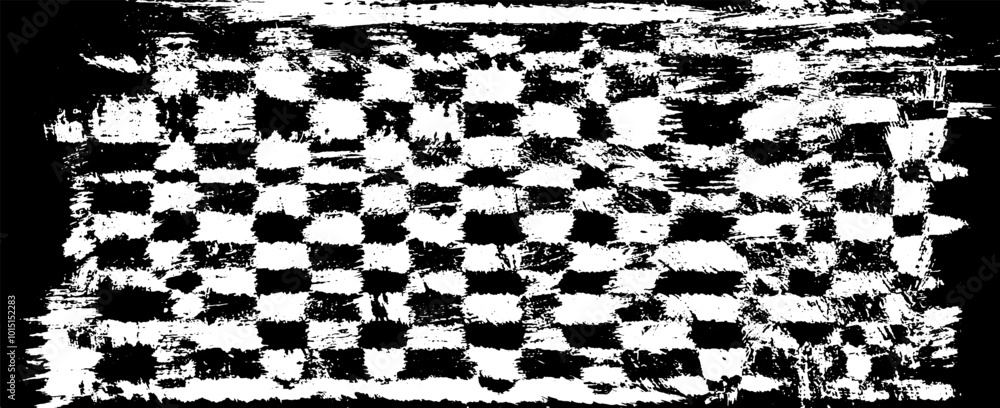 Poster monochrome texture composed of irregular graphic elements. distressed uneven grunge background. abst