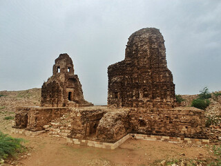 Ancient Kafir Kot Temples historical architectural remnants of rich cultural heritage Hindu civilization in Pakistan, Over 1000 years old Temples Fort fortress