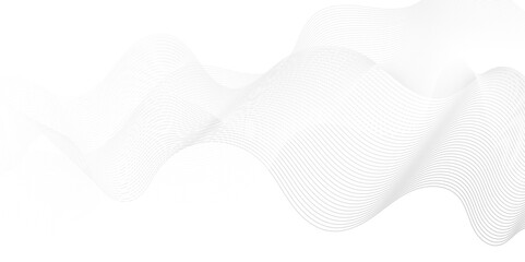 Vector wave digital white and gray blend futuristic technology flow tech transparent line stripe energy connection web music and sound, beautiful dynamic smooth space texture background.