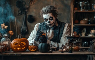 Fototapeta premium restoraunt halloween 
