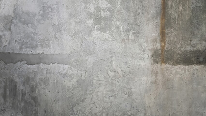 Close-up of a rough concrete wall texture with a weathered and worn surface, ideal for backgrounds,...