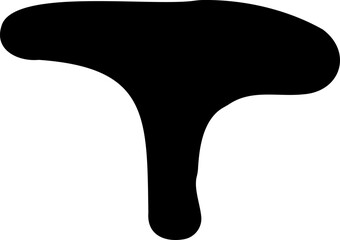 Mushroom silhouette icon vector image. Big set of mushroom - Edible and non-edible mushrooms. Vector illustration