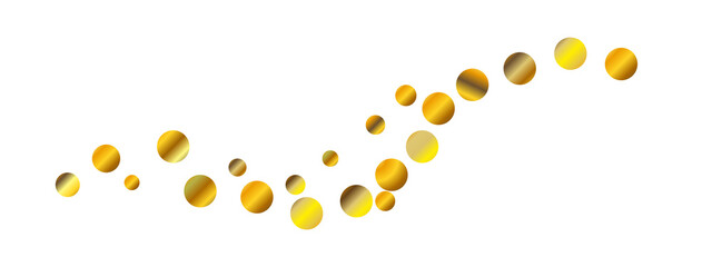 Luxury gold shiny gradient pieces, celestial celebration element for design