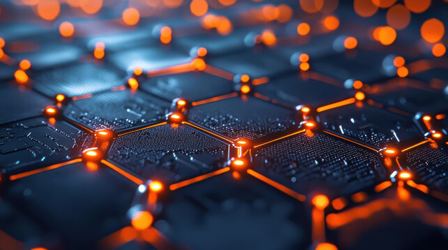 Graphene integrated in a next-gen microchip, showcasing its potential in computing and electronics miniaturization