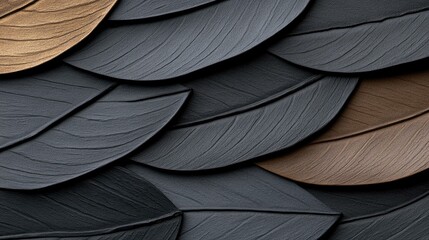 Textured Leaf-Like Patterns
