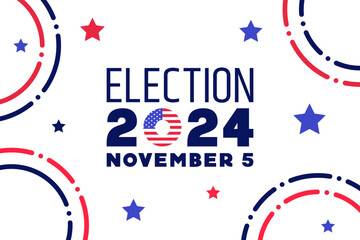 2024 U.S. Election Announcement Poster - November 5