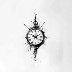 clock, time, watch, alarm, hour, old, vintage, antique, timer, retro, pocket, minute, wall, hours, business, alarm clock, deadline, face, concept, vector, classic, black, morning, illustration, object