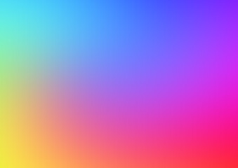 Rainbow colors abstract background digital. Texture smooth and blurred gradient brilliant backdrop. Easy editable soft colored banner template. New design for your web apps	
