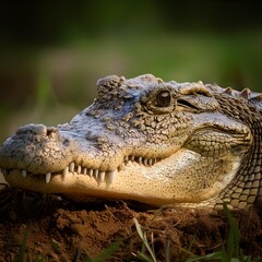 american alligator in the everglades
