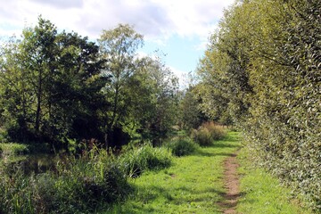 Obraz premium Pocklington Canal, East Riding of Yorkshire.