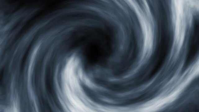black and white abstract swirl, spiral, twirl rotate animate video footage background