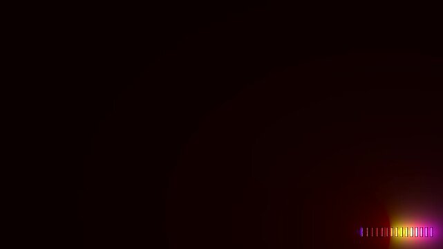 Ladebalken, buntes LED-Lauflicht