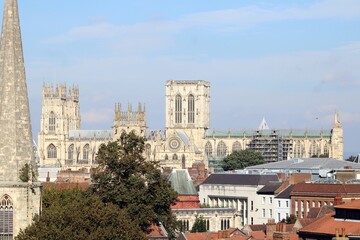Obraz premium York Minster, viewed from Clifford's Tower.