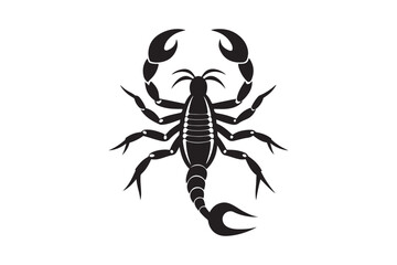 Scorpion Silhouette Vector Illustration – Perfect for T-Shirts, Hoodies & Stickers