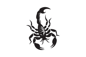 Scorpion Silhouette Vector Illustration – Perfect for T-Shirts, Hoodies & Stickers