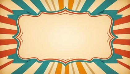 vintage background with frame for text