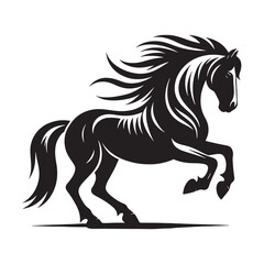 horse Silhouette Vector Illustration