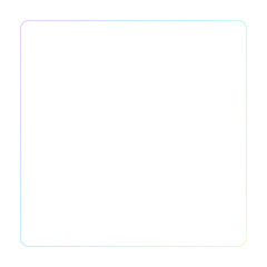 カラフルなグラデーションの四角いフレーム - 細い線のシンプルでおしゃれなデコレーションの素材
