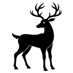 deer silhouette vector