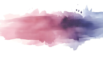 Obraz premium A soft watercolor background brush stroke blending multiple shades into a dreamy abstract composition