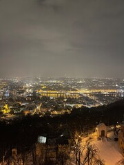 Magnificent Night View of Petržalka, Prague