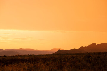 Rocks in the Ili River valley not far from Almaty