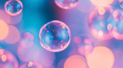 Captivating Bubble Wonderland: A Mesmerizing Kaleidoscope of Color and Light