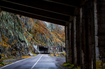 The Transfagarasan Road in Romania