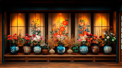 Japan, traditional decorations like Kadomatsu (pine entrance adornments) and Shimekazari (straw ropes with ornaments) are displayed. Generative AI