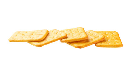 Cheese crackers isolated. Cheese crackers isolated on white background.
