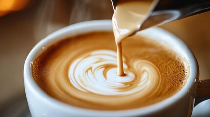 Creamy Latte Art: The Perfect Café Moment