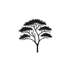 Acacia Tree silhouette