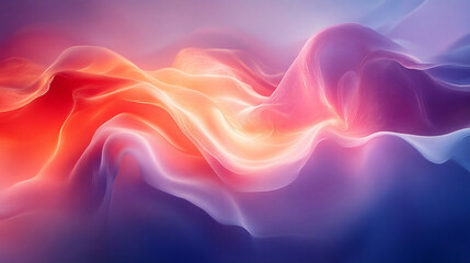 Obraz premium Smooth gradient background featuring glowing abstract firelight