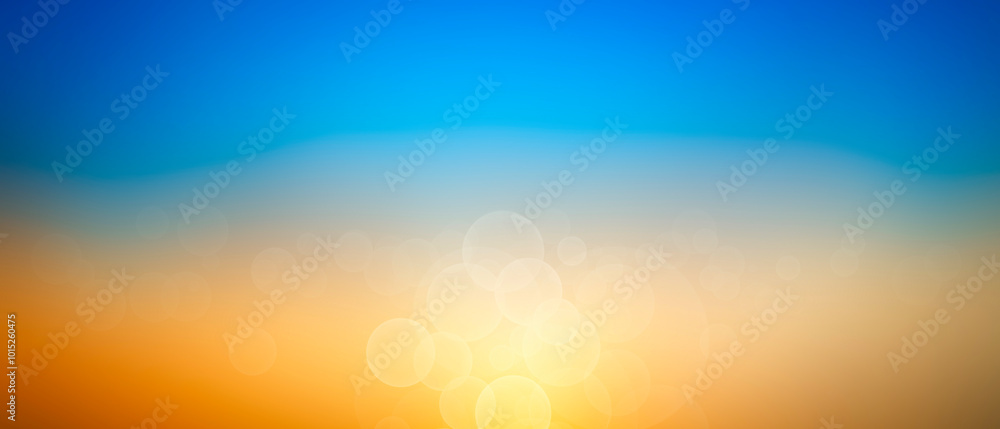 Poster abstract sea wide background. abstract tropical sandy summer beach background with bokeh lights on l