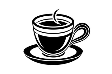 Minimalist Coffee Cup Line Art Vector for Creative Craft
